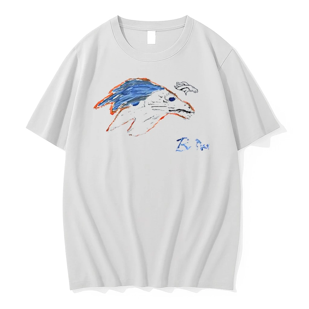 Bo Nix Denver Broncos Football Signature Draw Shirts