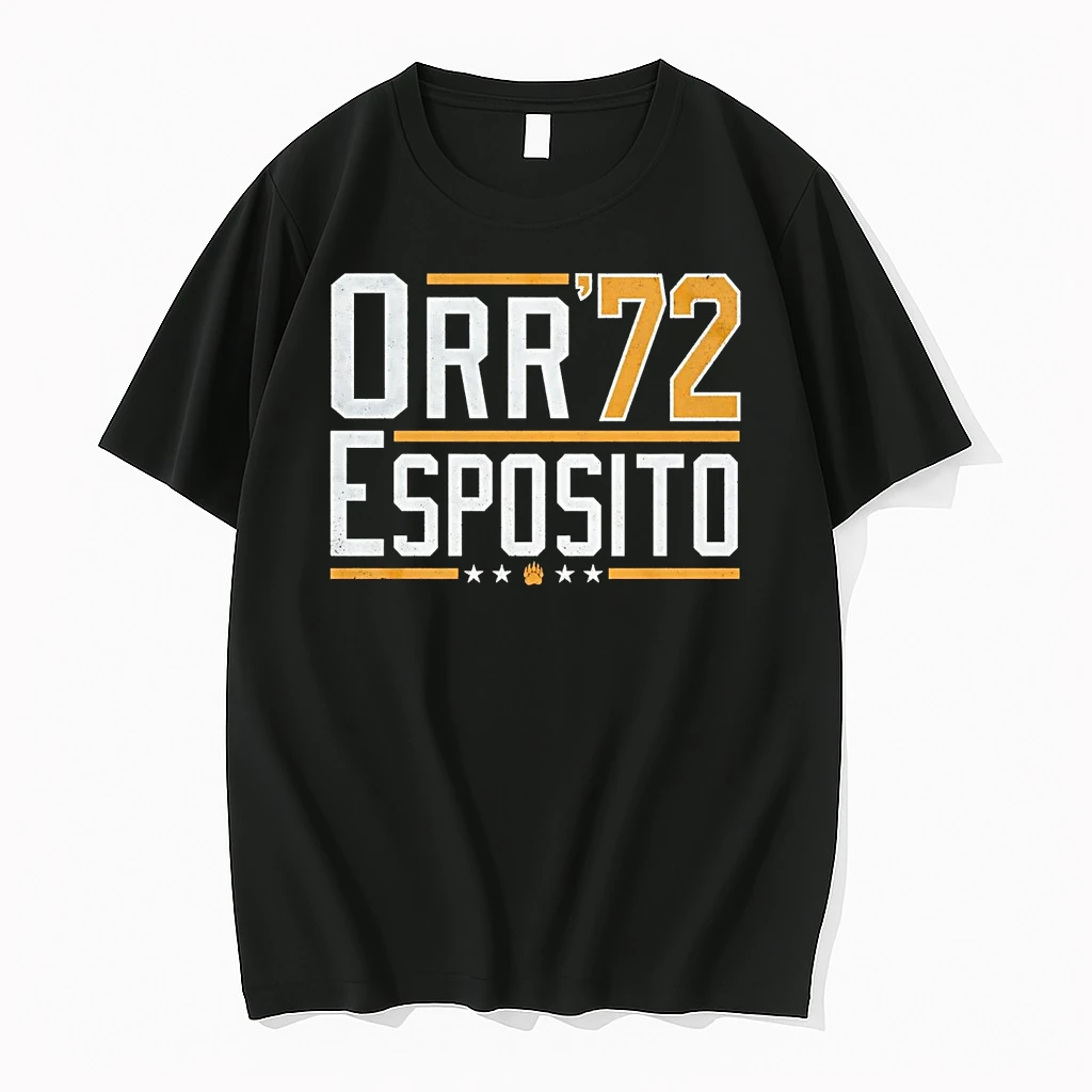 Bobby Orr And Phil Esposito 72 Boston Bruins Shirts