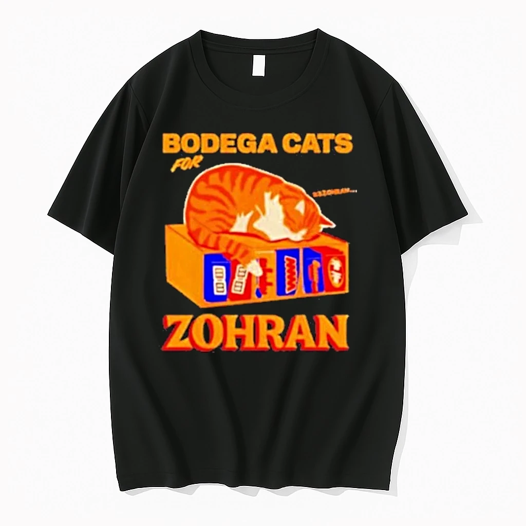 Bodega Cats For Zohran Mamdani Funny Democrat Shirts