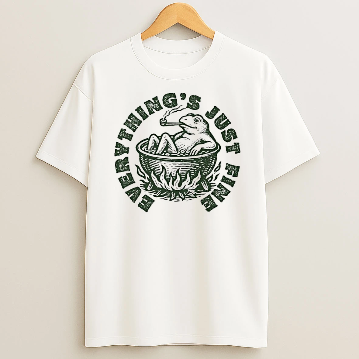 Boiling Frog Everythings Just Fine Frog Shirts