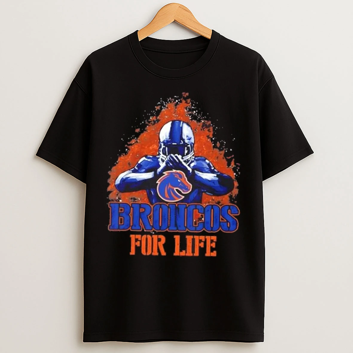 Boise State Broncos Football For Life T Shirts