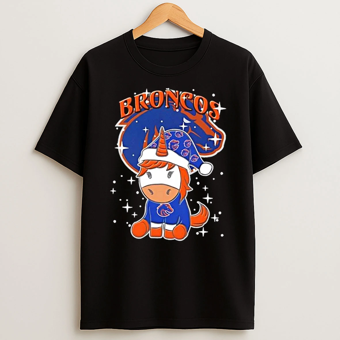 Boise State Broncos Football X Unicorn Merry Christmas Shirts