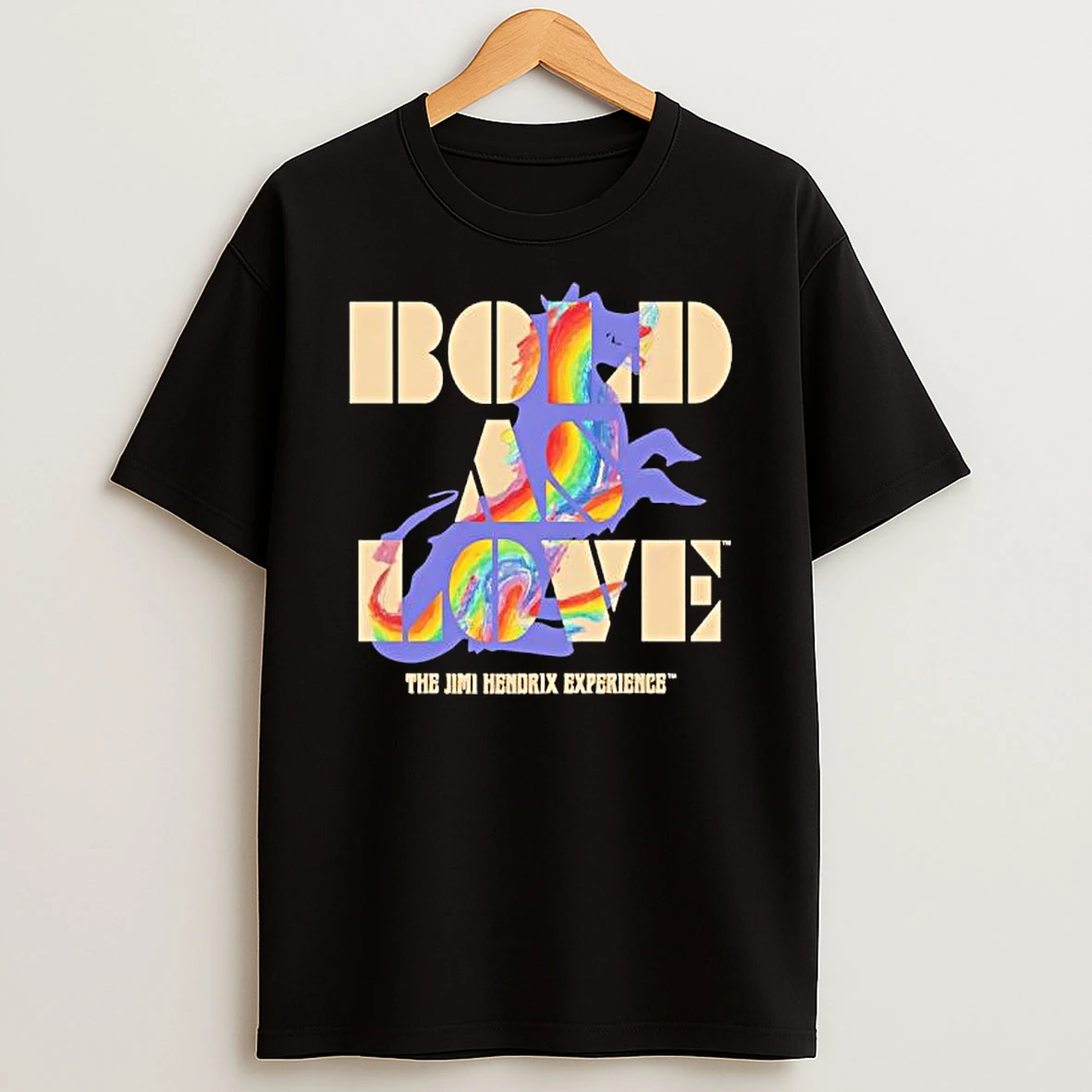 Bold As Love The Jimi Hendrix Experience Album Graphic Shirts