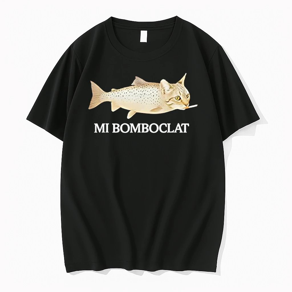 Bomboclat Fish Cat Meme Shirts