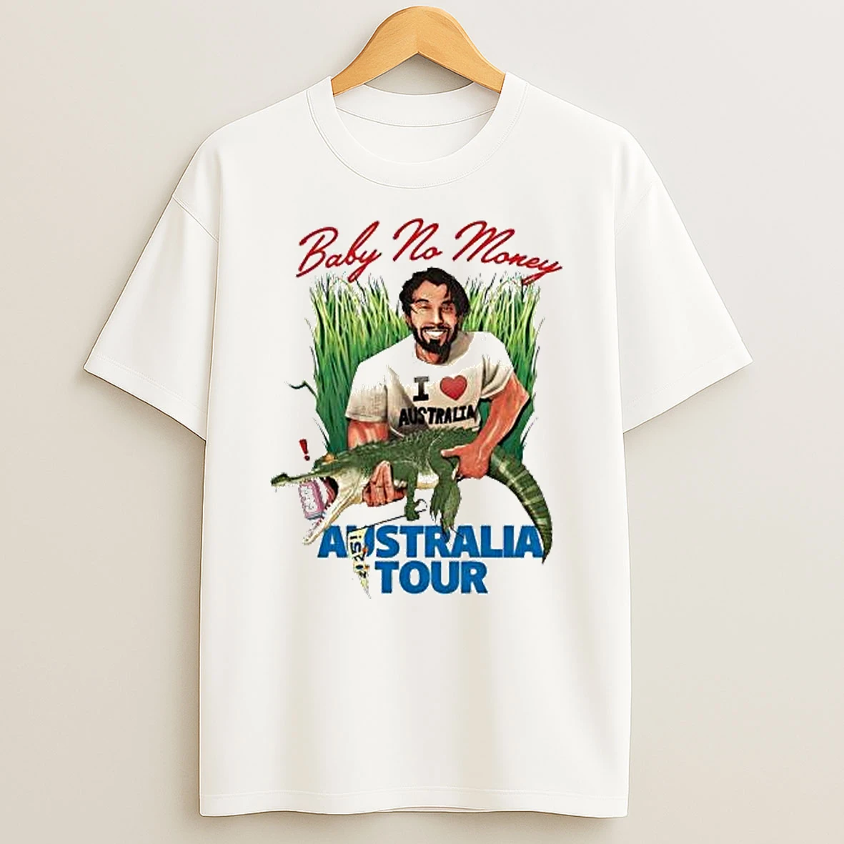 Bone Baby No Money Australia Tour 2025 Shirts