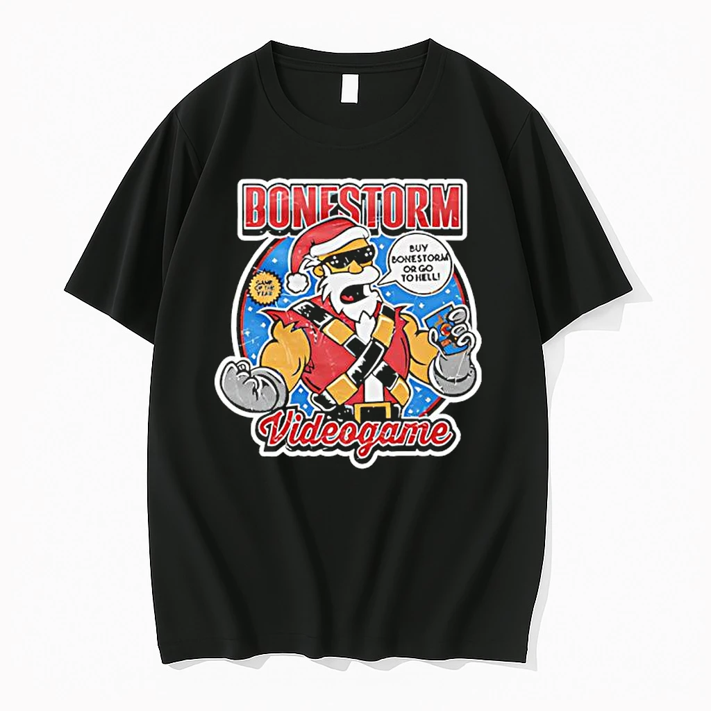 Bonestorm Santa Claus Character Video Game Controller Shirts