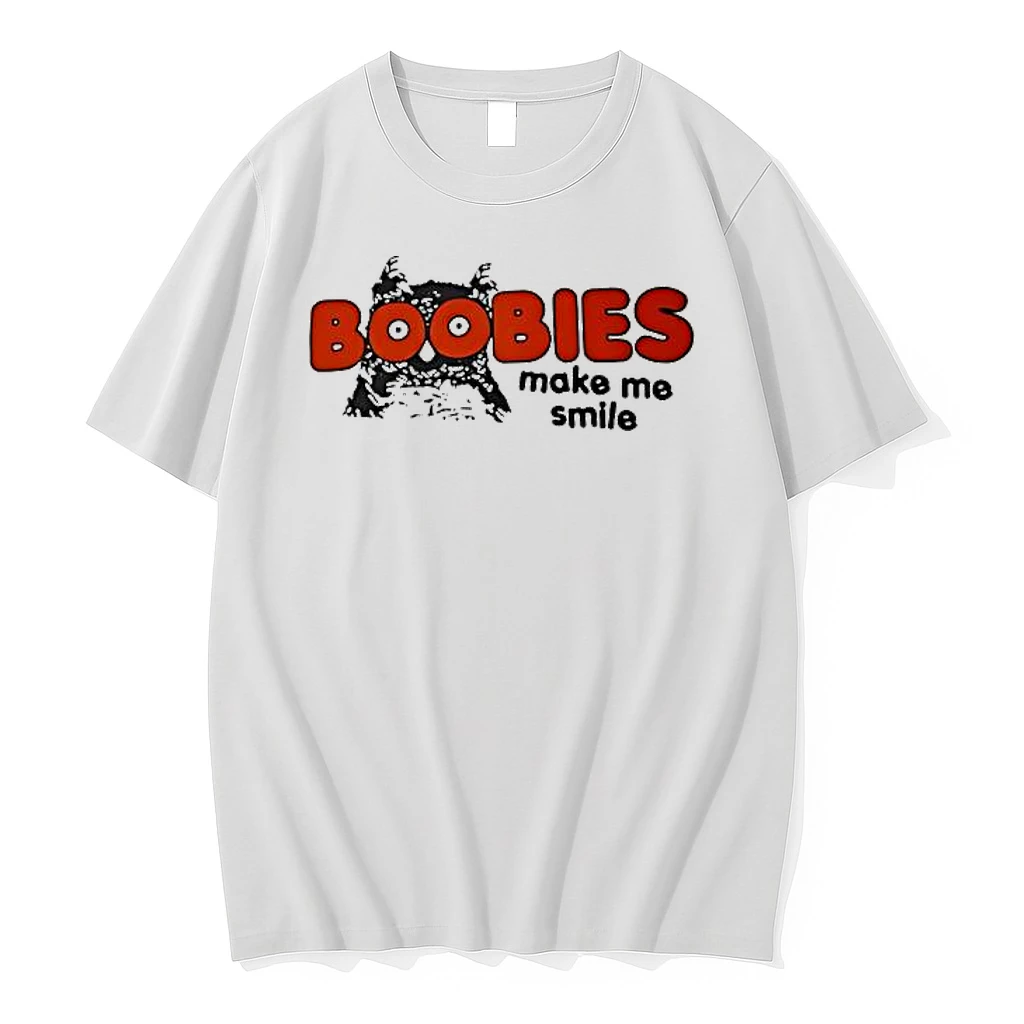 Boobies Make Me Smile Vintage Shirts
