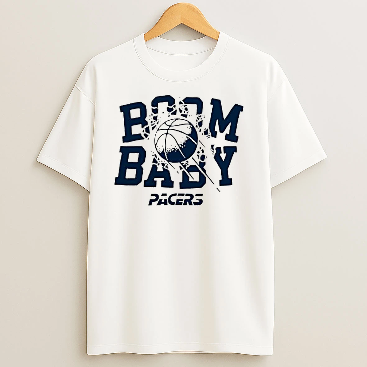 Boom Baby Pacers Basketball Team T Shirts