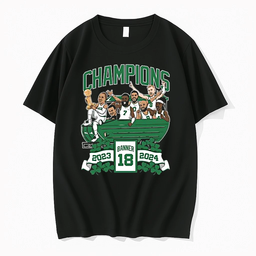 Boston Celtics World Champion Banner 18 Duck Boat 2023 2024 Shirts
