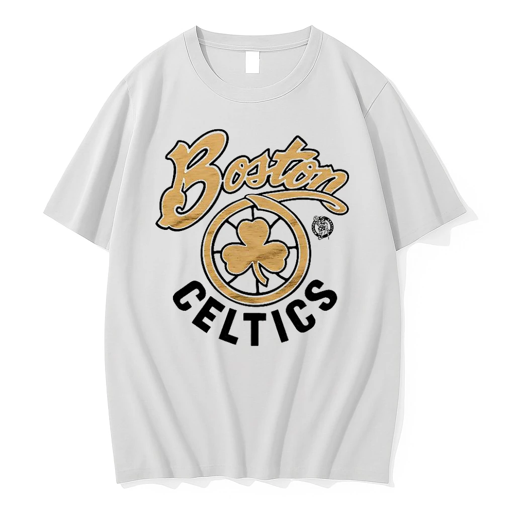 Boston Celtics Basketball 2025 Clover Logo Shirts