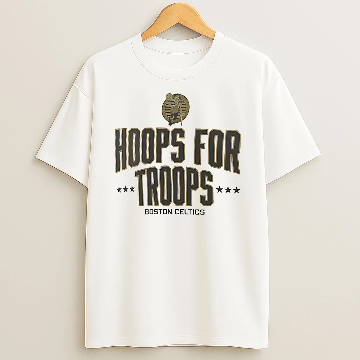 Boston Celtics Hoops For Troops Shirts
