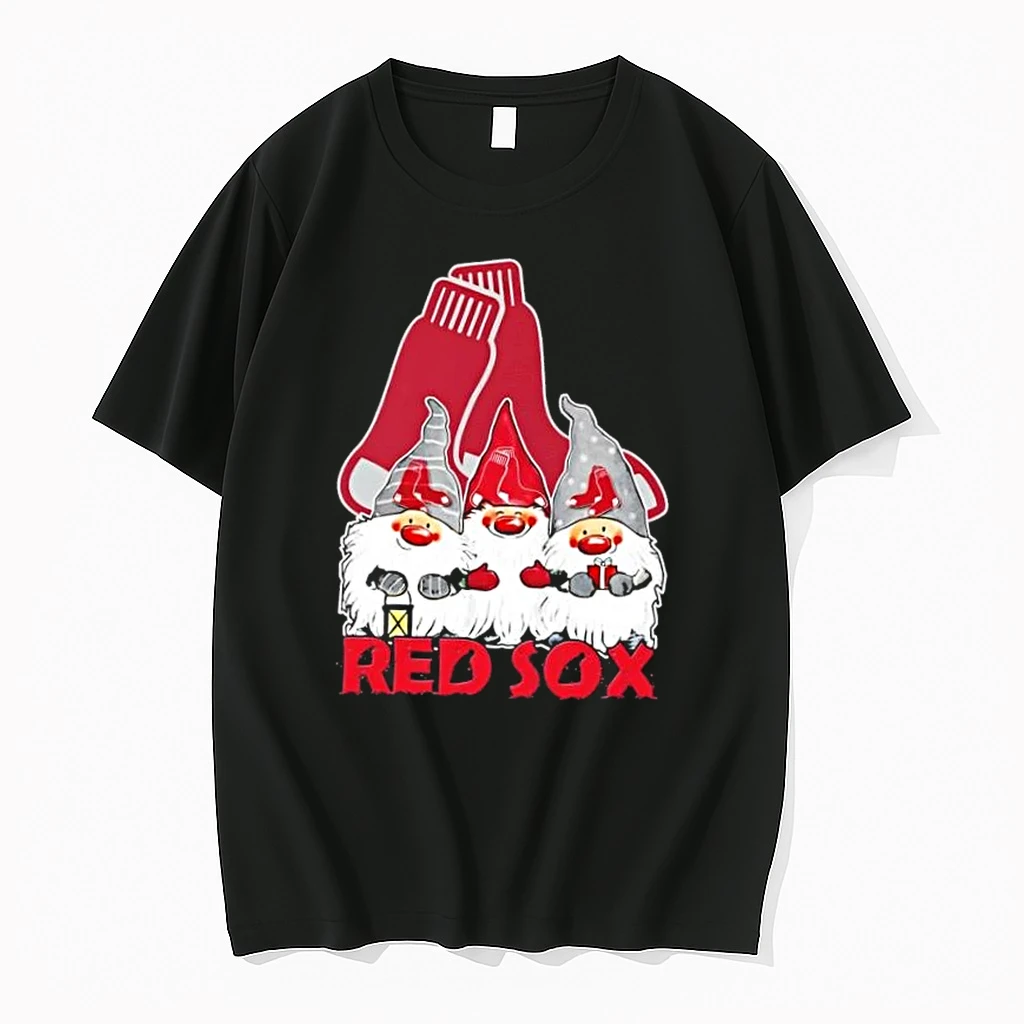 Boston Red Sox X Gnomes Xmas Christmas Shirts