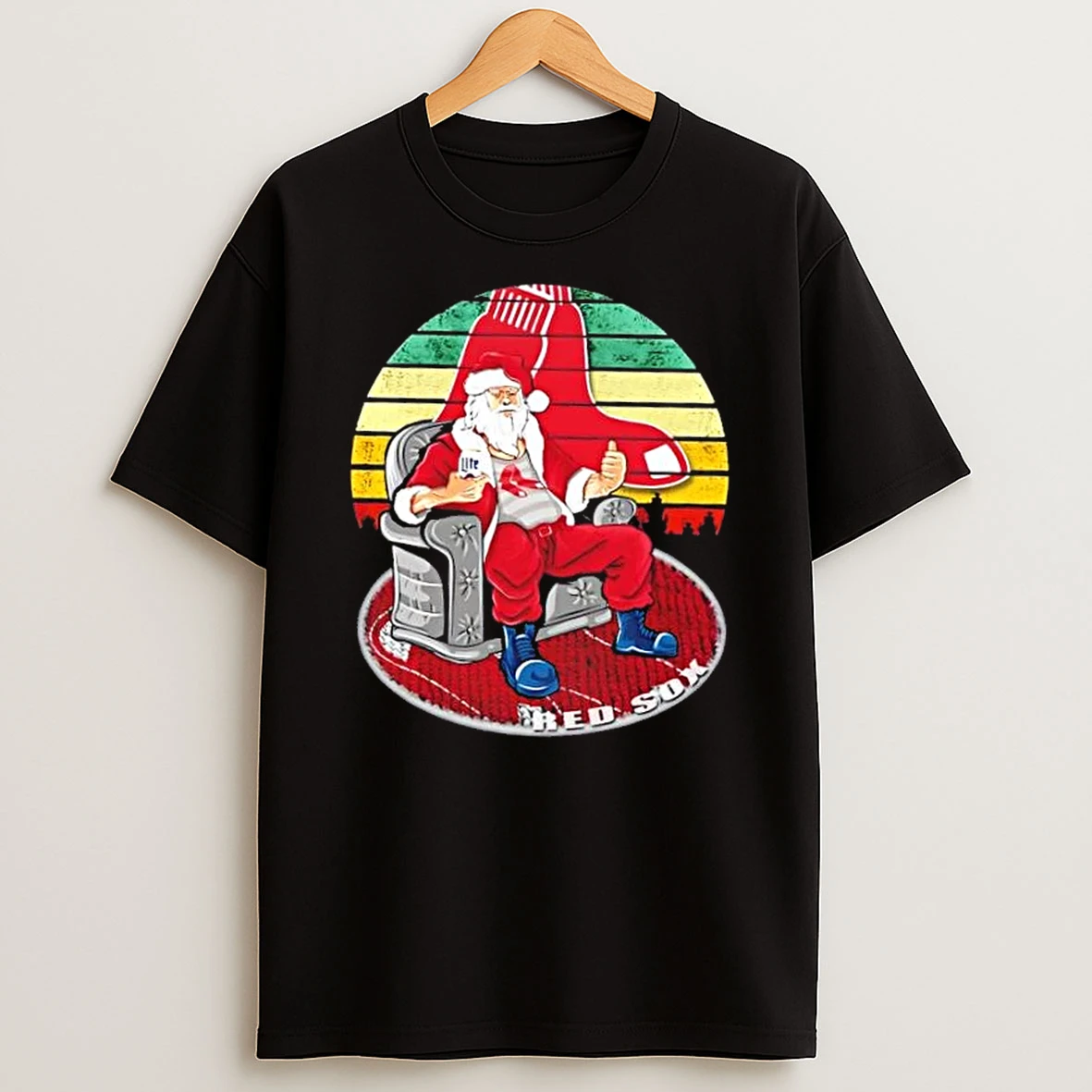 Boston Red Sox X Santa Claus Christmas Vintage Shirts