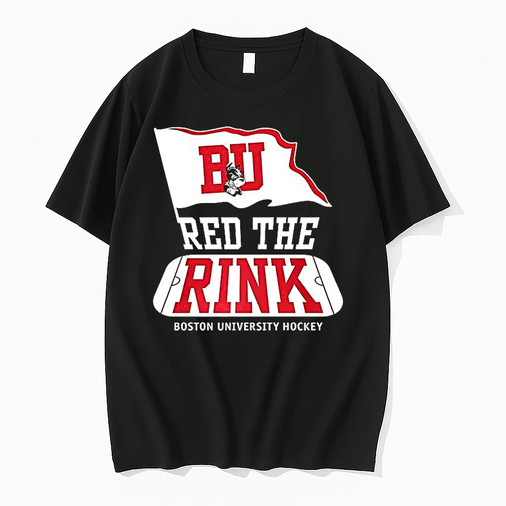 Boston University Hockey Red The Rink Shirts