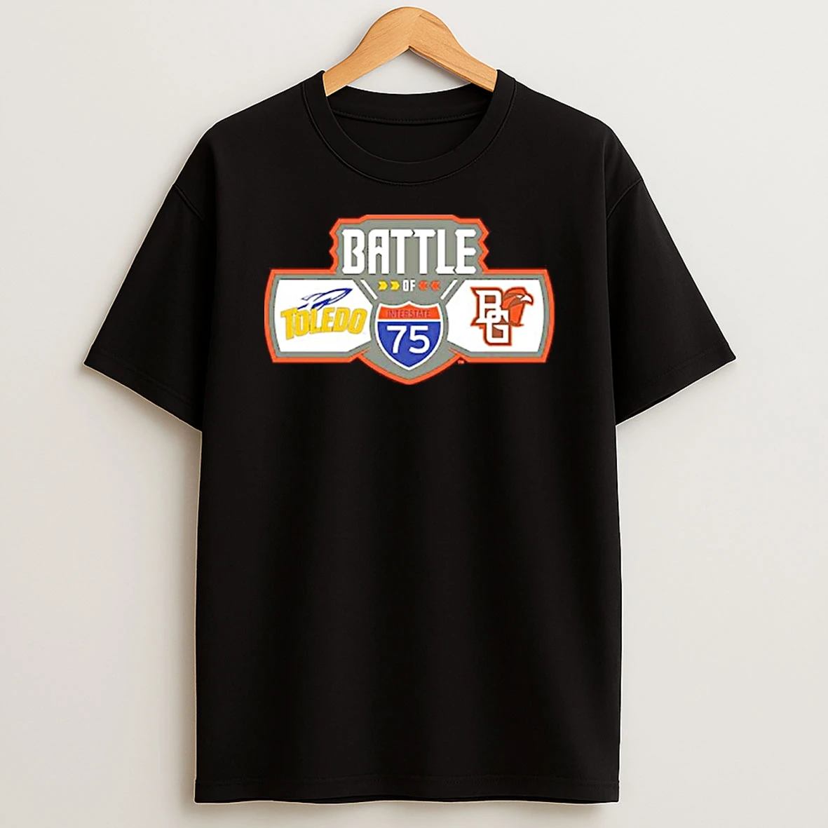 Bowling Green Falcons Vs Toledo Rockets Battle Of I 75 Football Rivalry Shirts