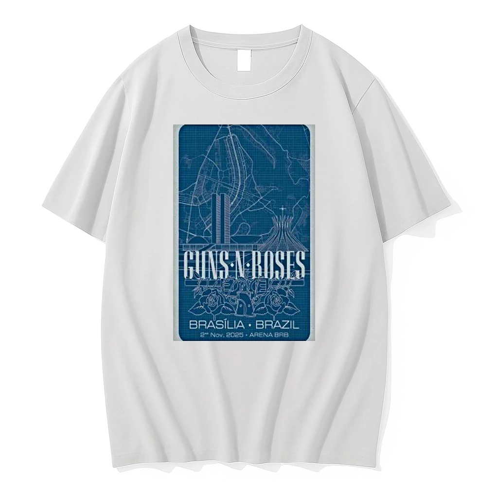 Brasilia Brazi Tour 11 02 2025 Guns N Roses Shirts