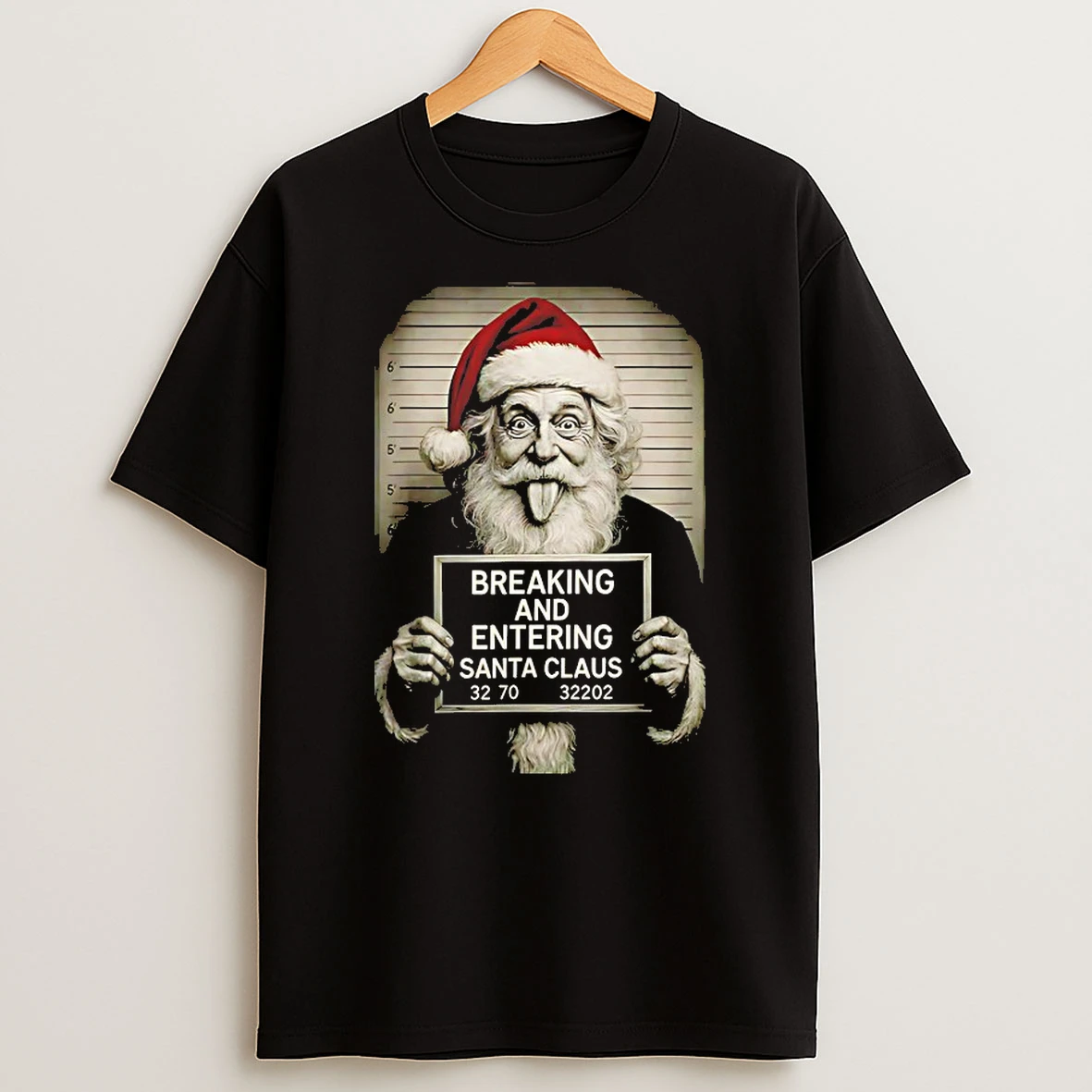 Breaking And Entering Santa Claus Shirts