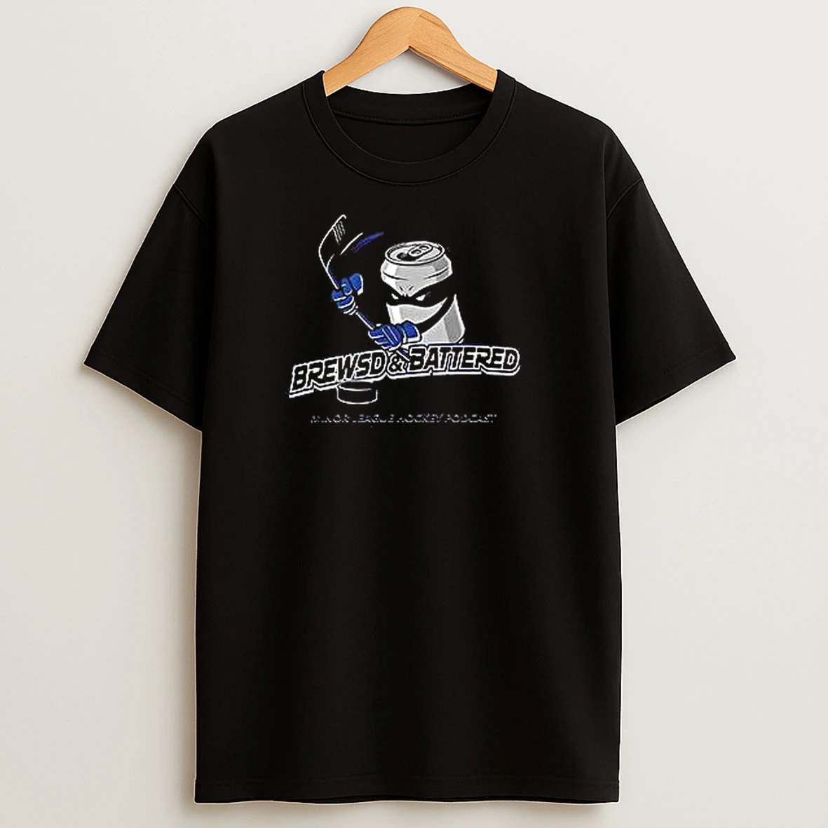 Brewsd And Battered Minor League Hockey Podcast Hockey T Shirts