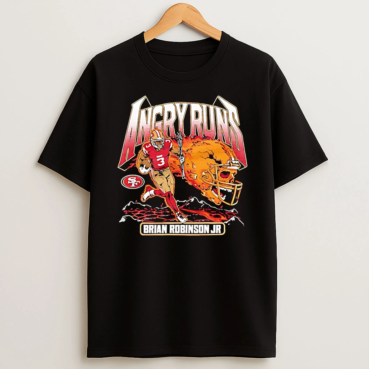 Brian Robinson Jr Angry Runs San Francisco 49ers Shirts