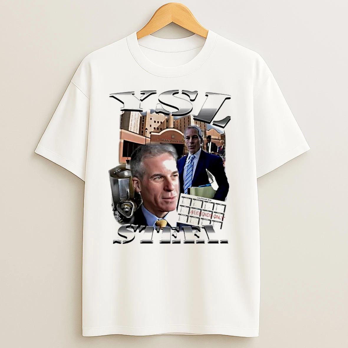 Brian Steel Ysl Steel 90s Bootleg T Shirts