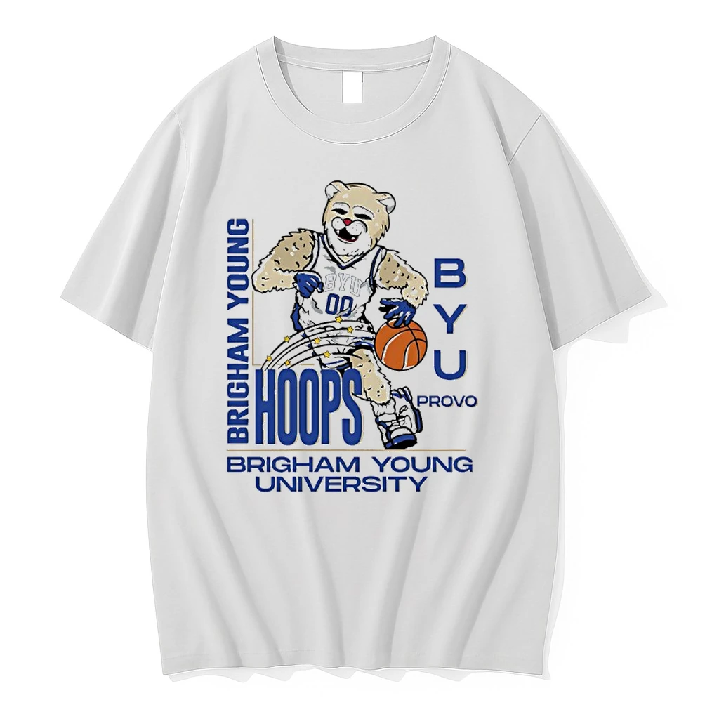 Brigham Young University Brigham Young Hoops Byu Provo Cosmo The Cougar Mascot Shirts