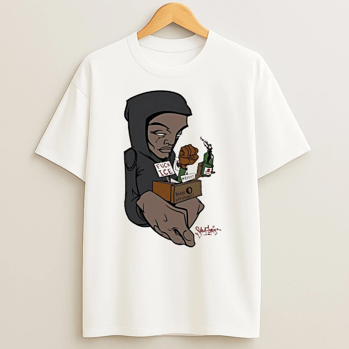 Broke Ass Stuart Fuck Ice Resist Sam Flores Shirts