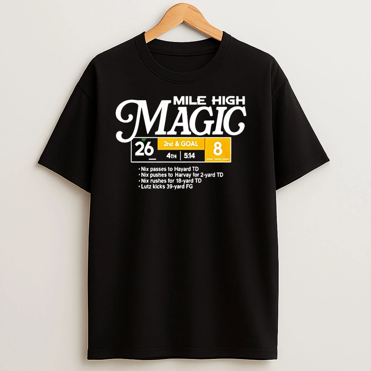Broncos Football Mile High Magic T Shirts