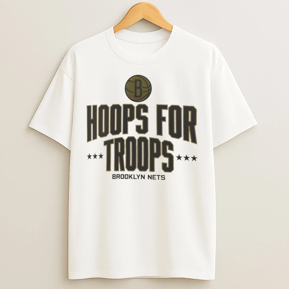 Brooklyn Nets Hoops For Troops T Shirts