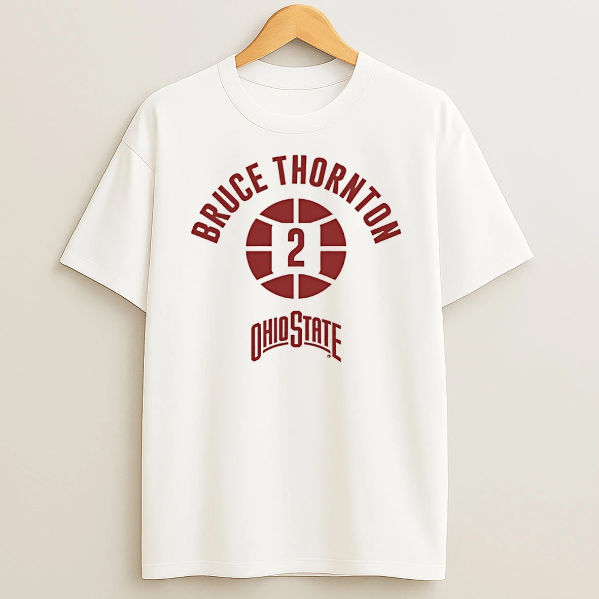 Bruce Thornton 2 Ohio State Basketball Name Bumber Ball Shirts