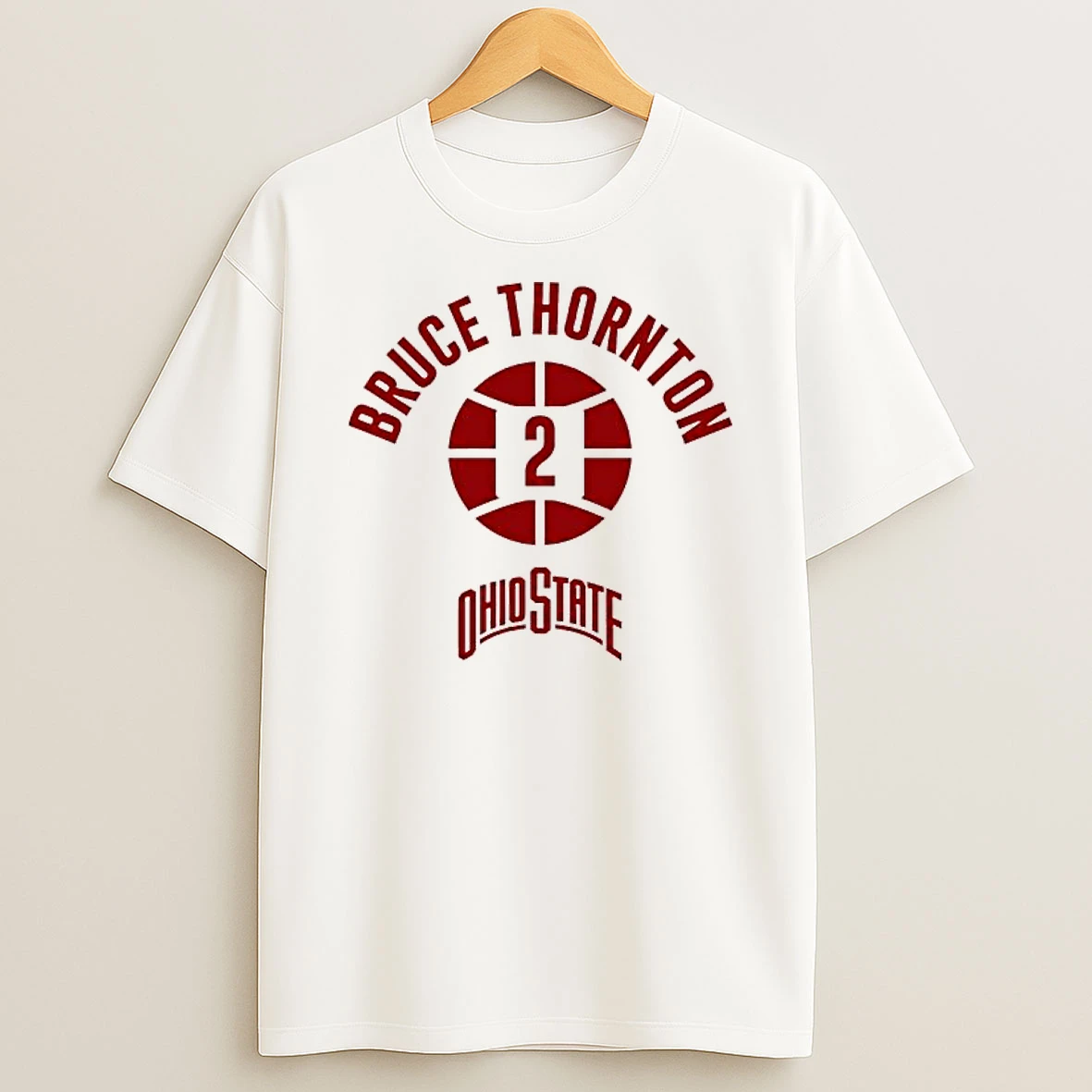 Bruce Thornton Name Number Ball Ohio State Basketball Shirts