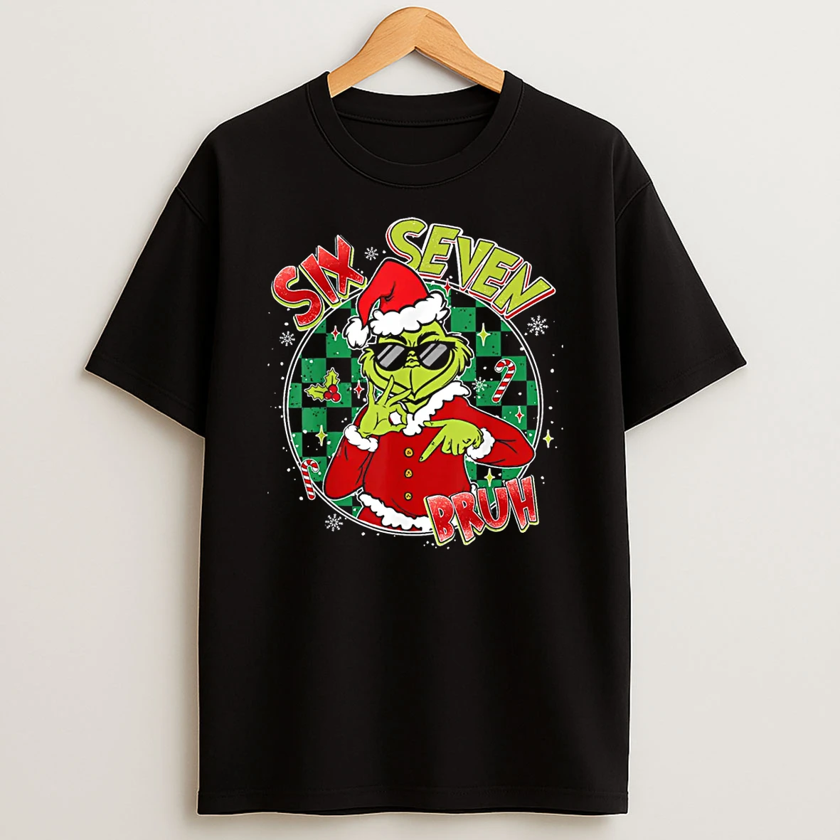 Bruh Six Seven 67 6 7 Elf Christmas Shirts