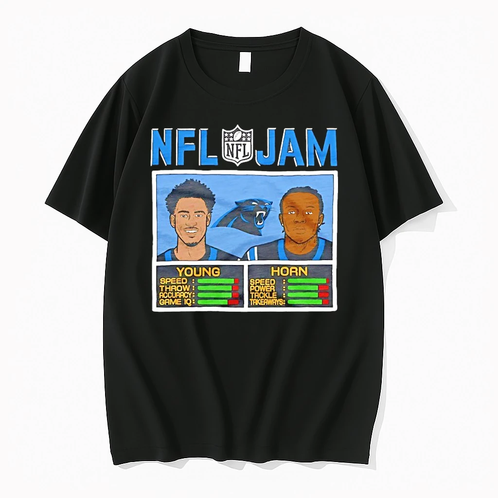 Bryce Young And Jaycee Horn Nfl Jam Carolina Panthers Shirts