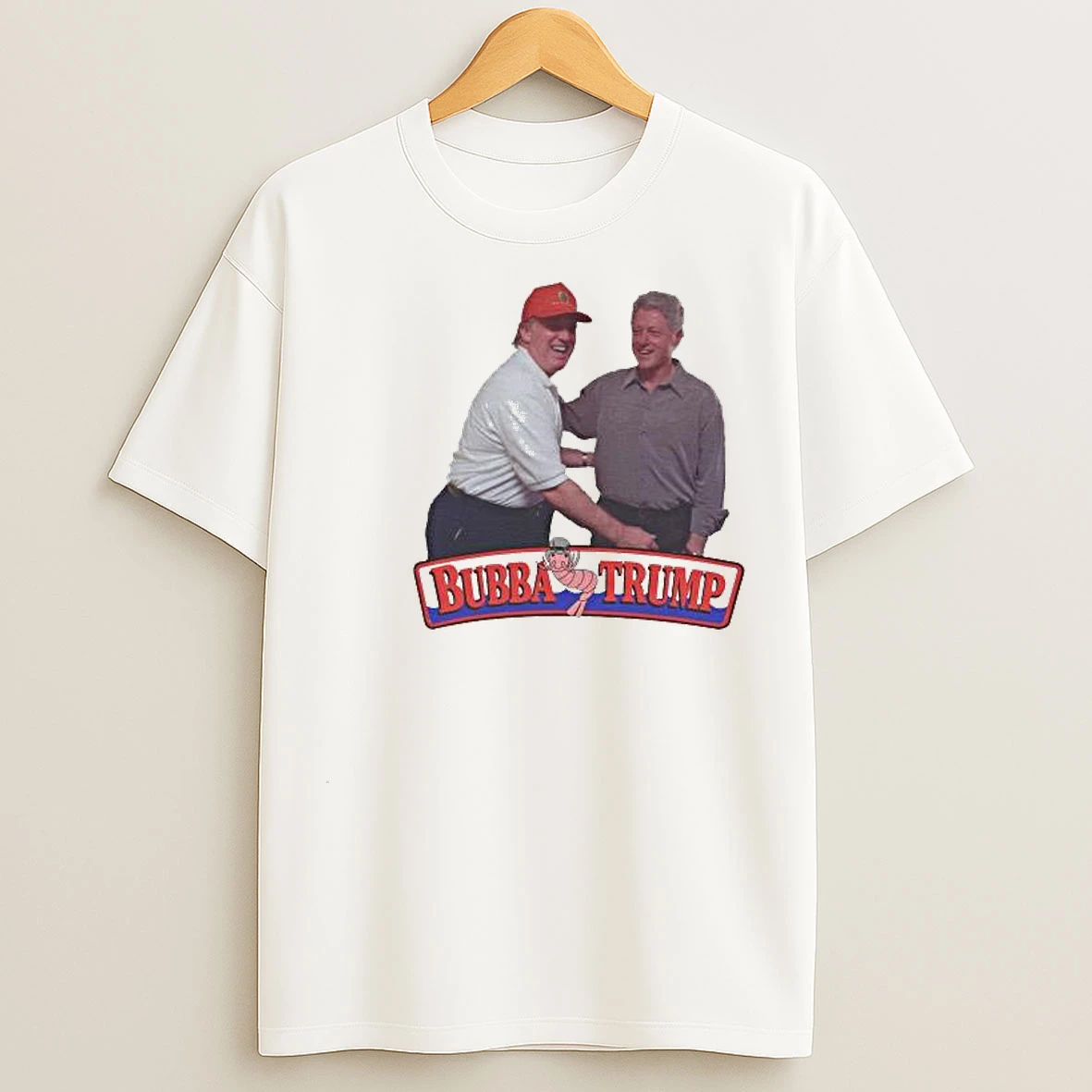 Bubba Trump 2025 Circle White T Shirts