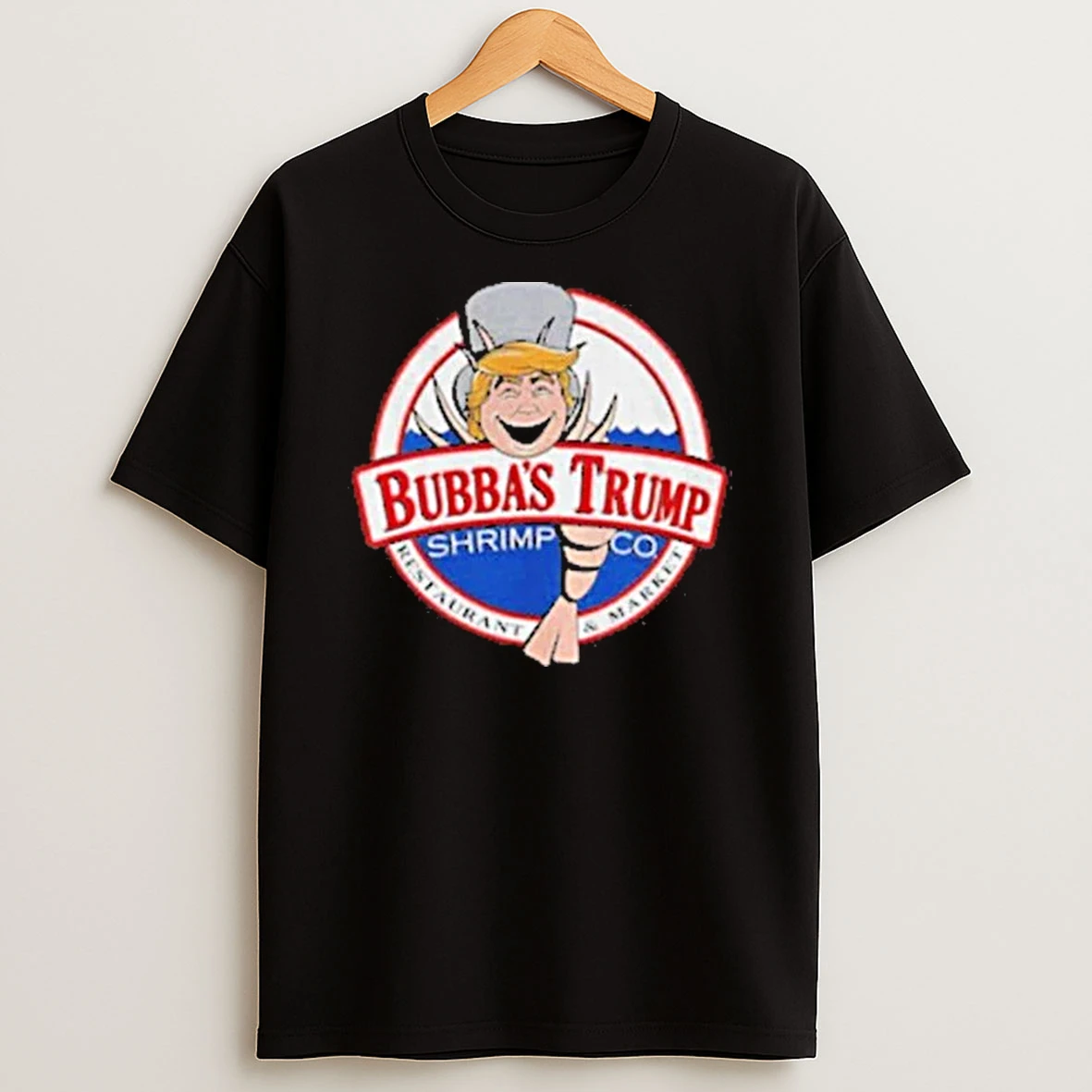 Bubba Trump Parody Bubbas Shrimp Co Shirts