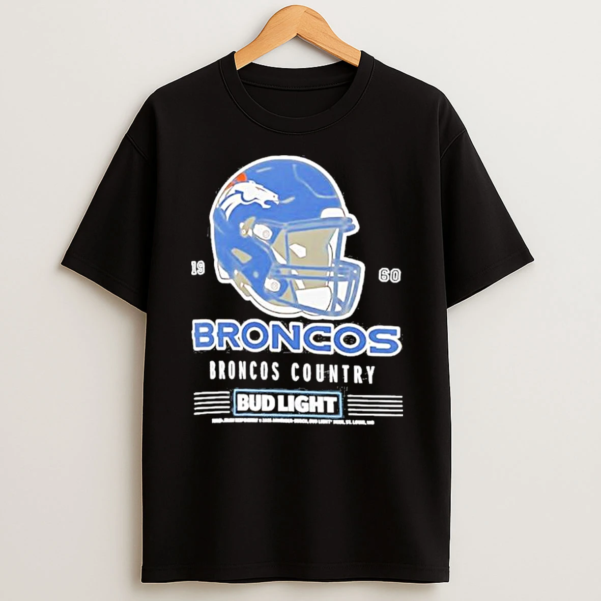 Bud Light X Denver Broncos Broncos Country Helmet Shirts