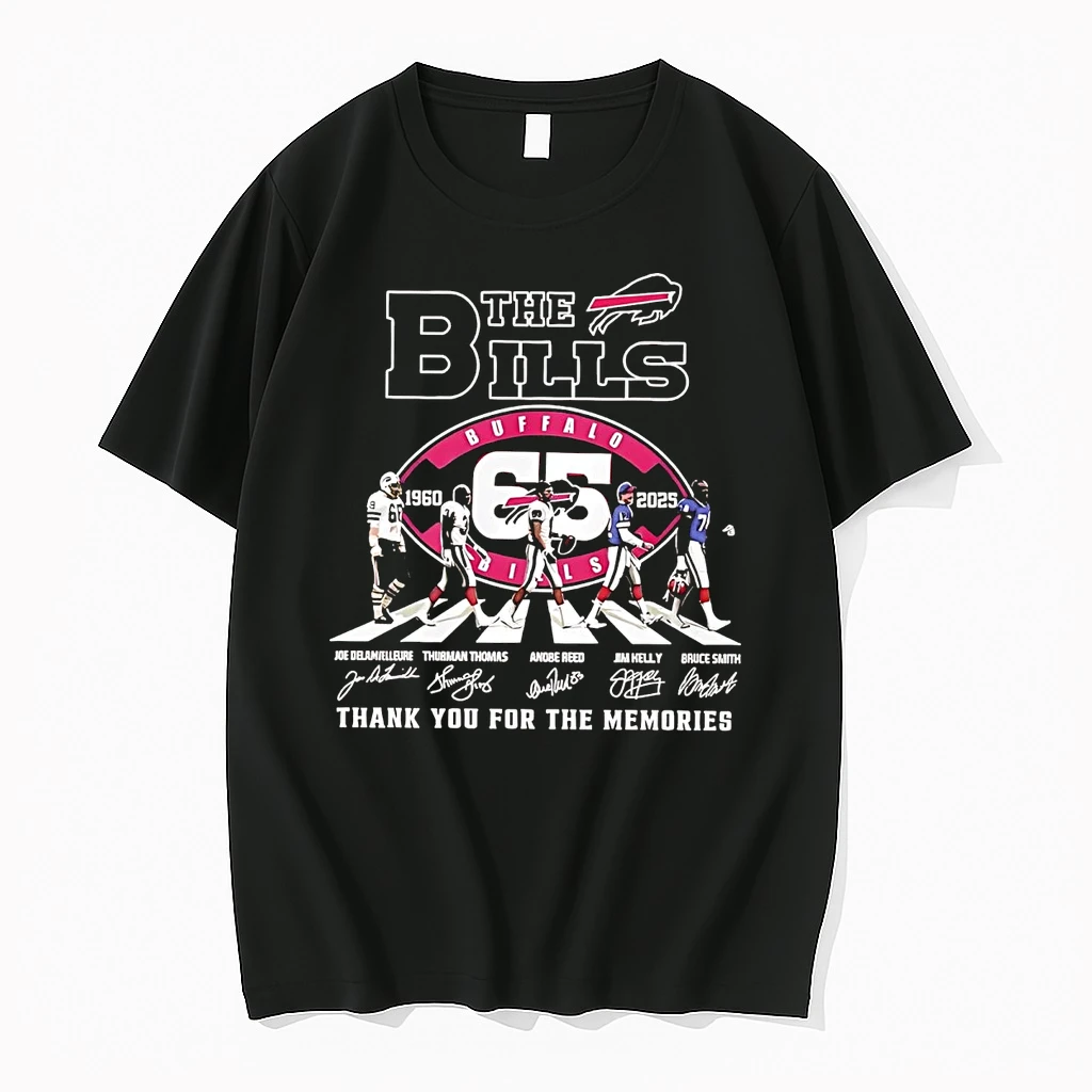 Buffalo Bills 65 Seasons Thank You For The Memories Signatures Shirts