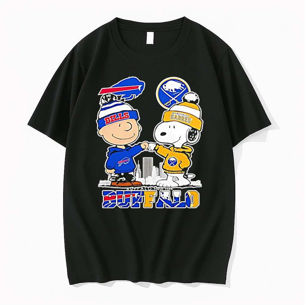 Buffalo Bills And Sabres X Snoopy Charlie Brown Shirts
