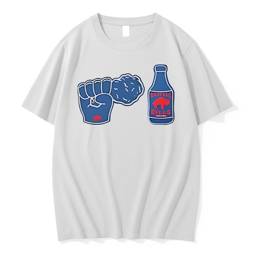 Buffalo Bills Fist And Hot Sauce By Golf Shirts