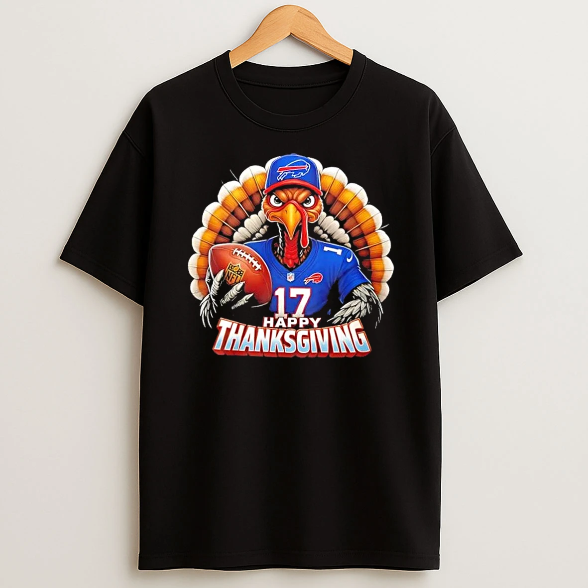 Buffalo Bills Football Turkey Happy Thanksgiving Shirts