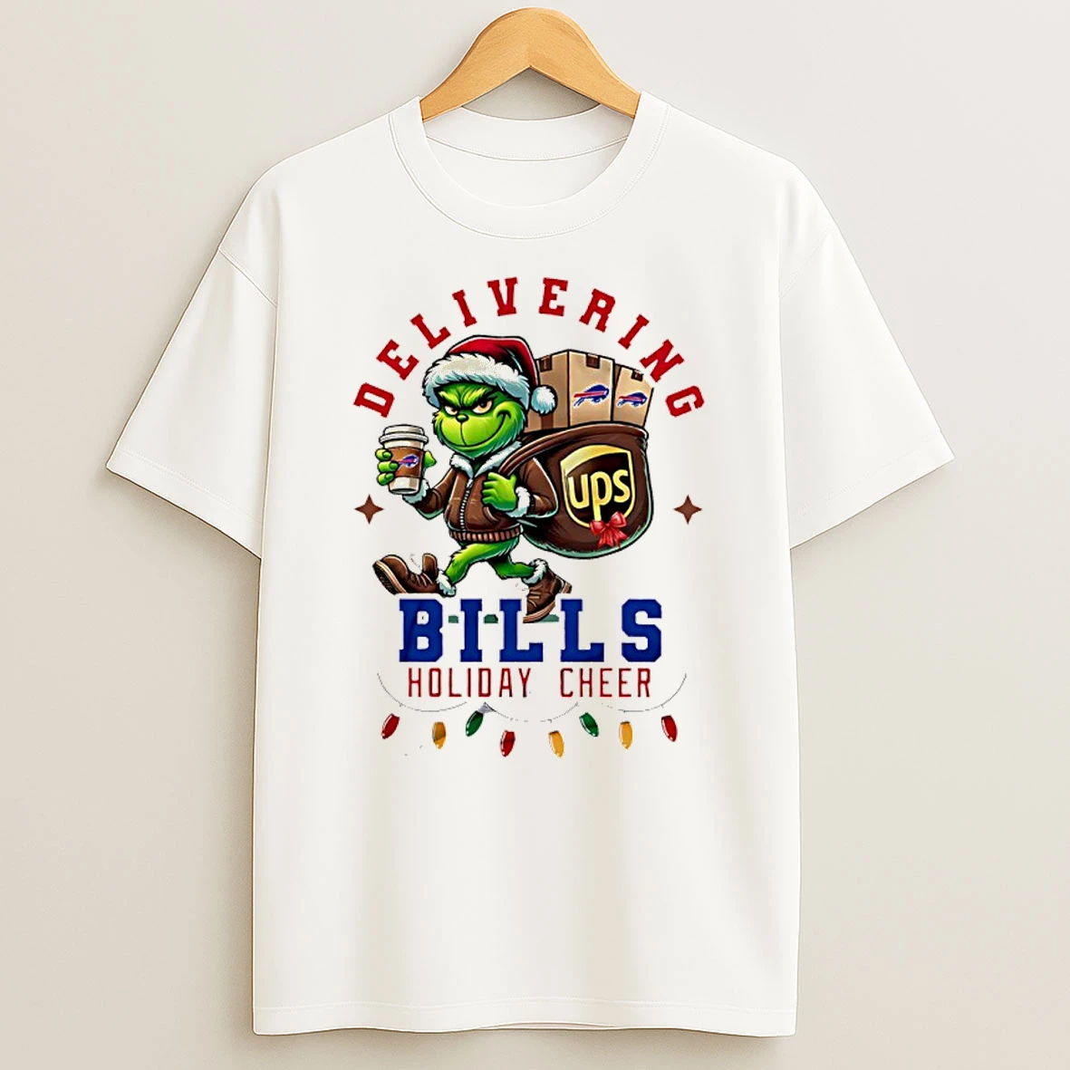 Buffalo Bills Grinch Delivering Ups Holiday Cheer Christmas Shirts