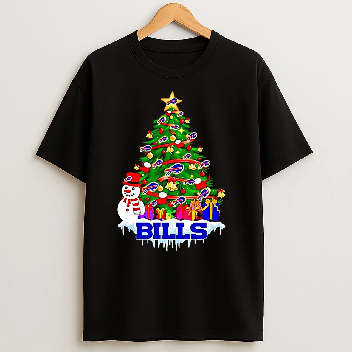 Buffalo Bills Merry Christmas Tree T Shirts