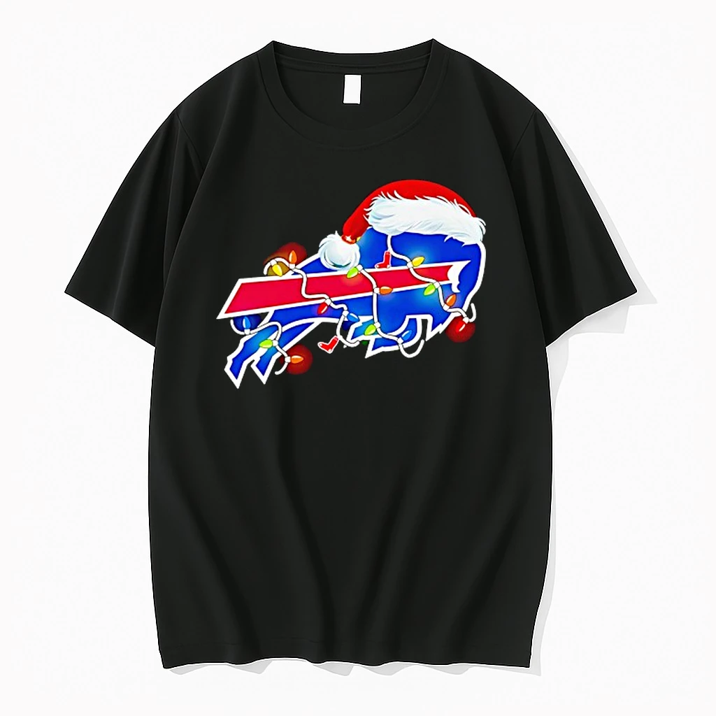 Buffalo Bills Santa Hat Christmas Shirts