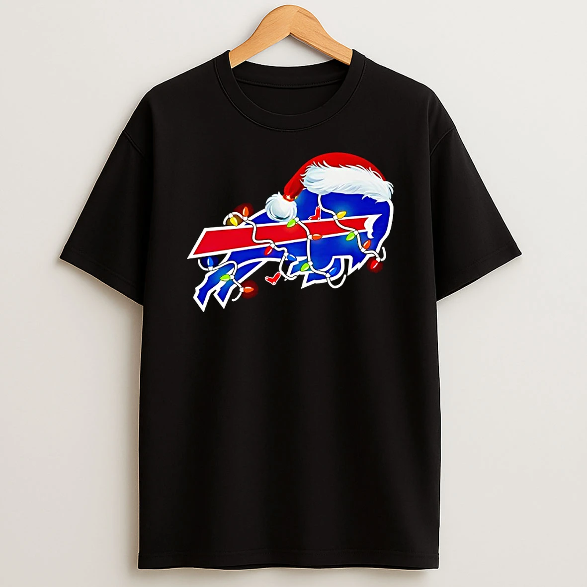 Buffalo Bills Lights Santa Hat Christmas Shirts