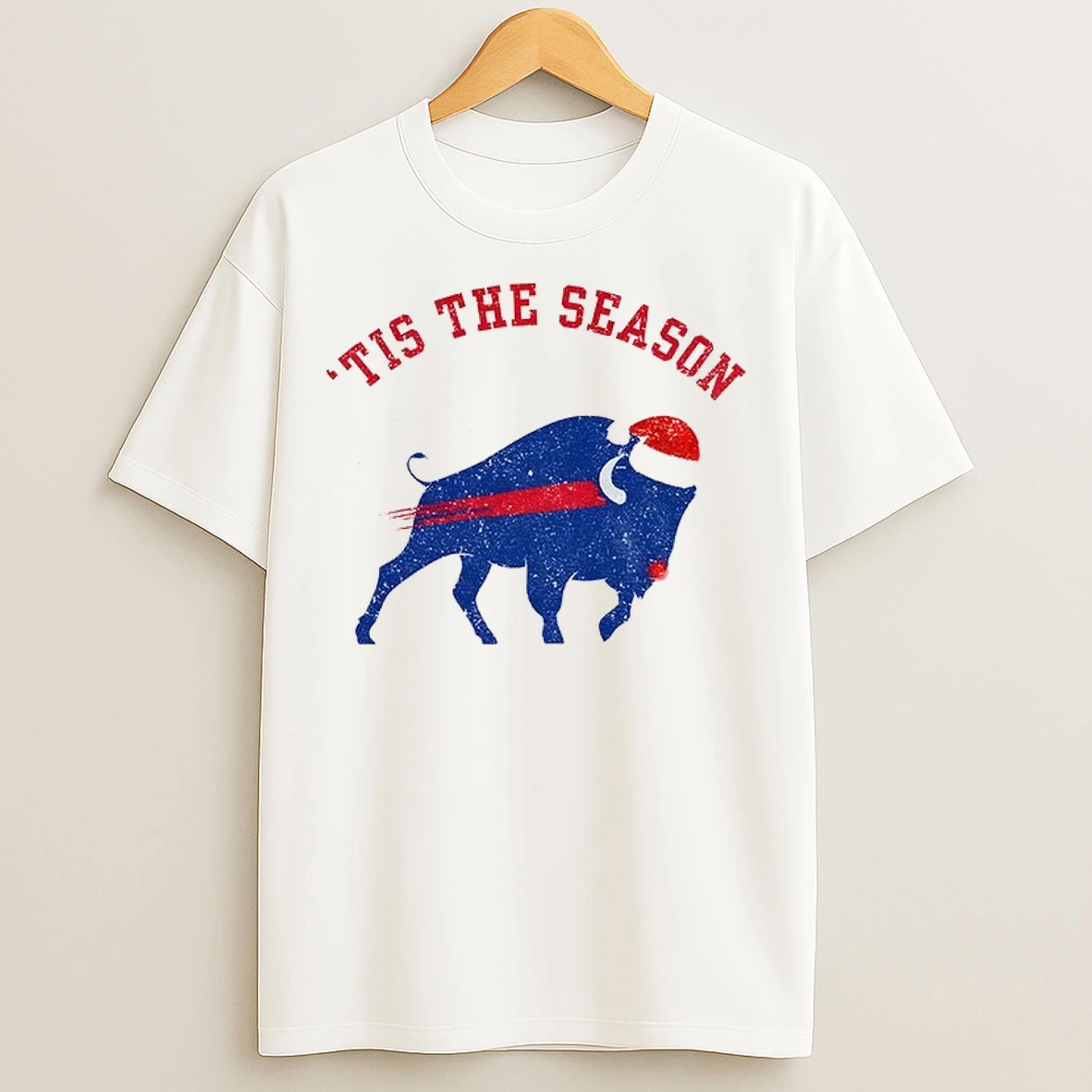 Buffalo Bills Mascot Santa Hat Buffalo Bills Merry Christmas T Shirts