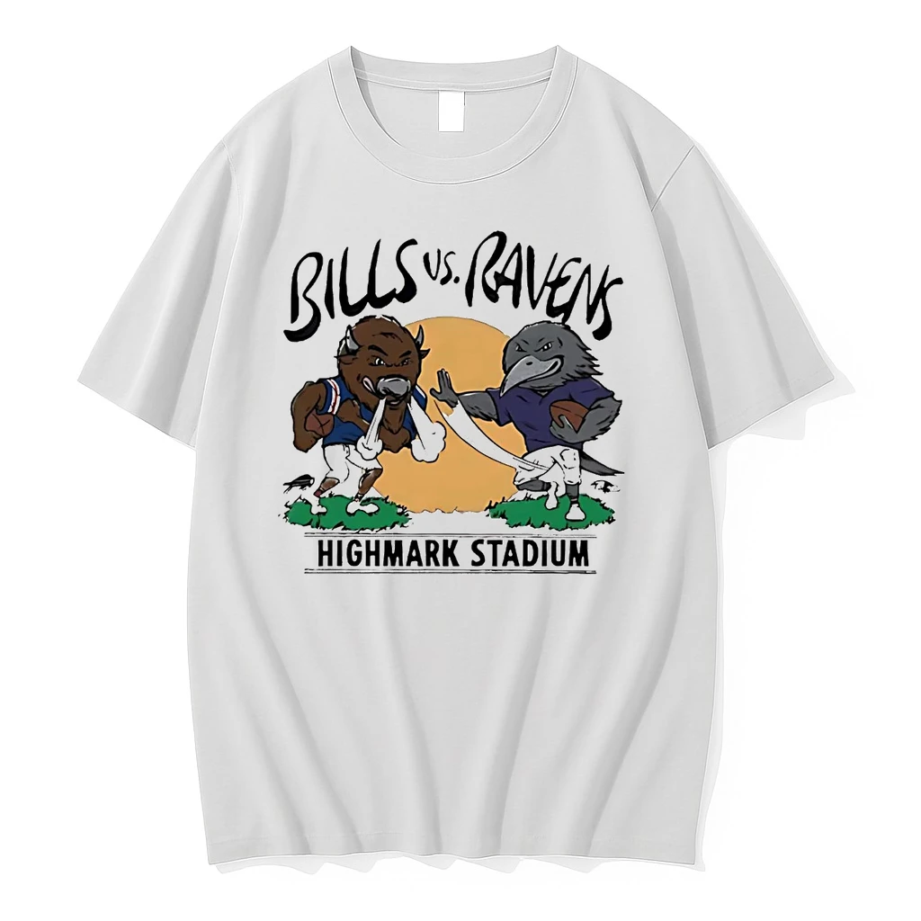Buffalo Bills Vs Baltimore Ravens 2025 Highmark Stadium Shirts