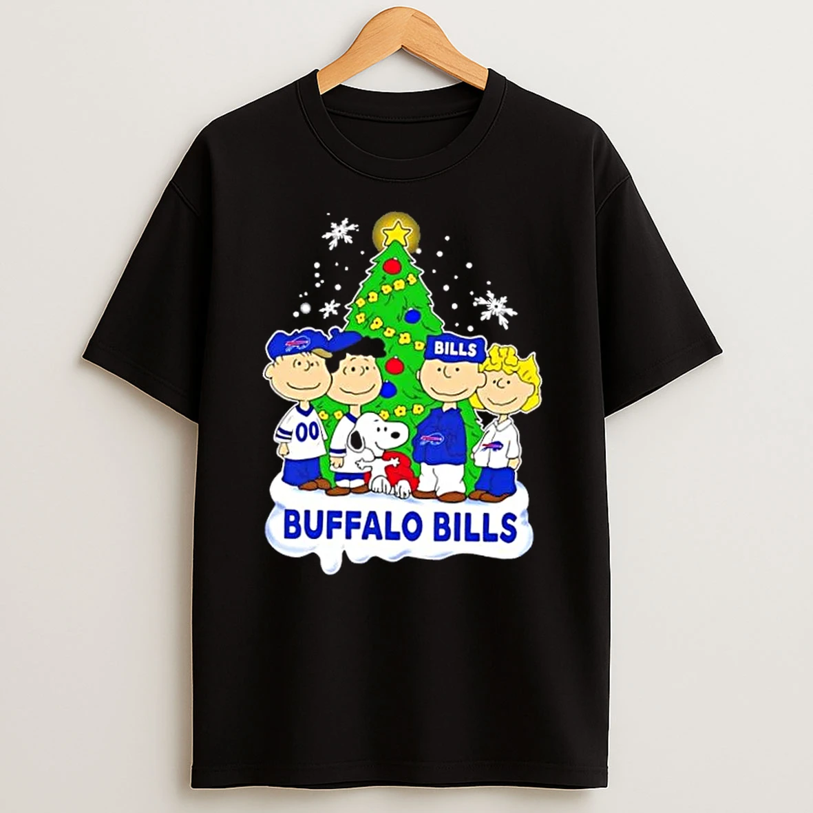 Buffalo Bills X Peanuts Snoopy And Friends Christmas Tree Shirts