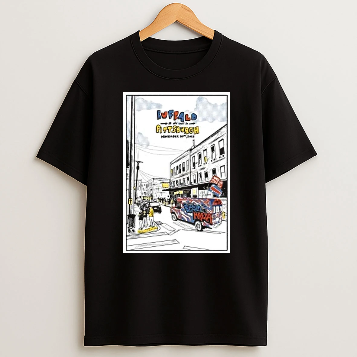 Buffalo X Steelers Merch Pittsburgh Pa Nov 30 2025 Shirts