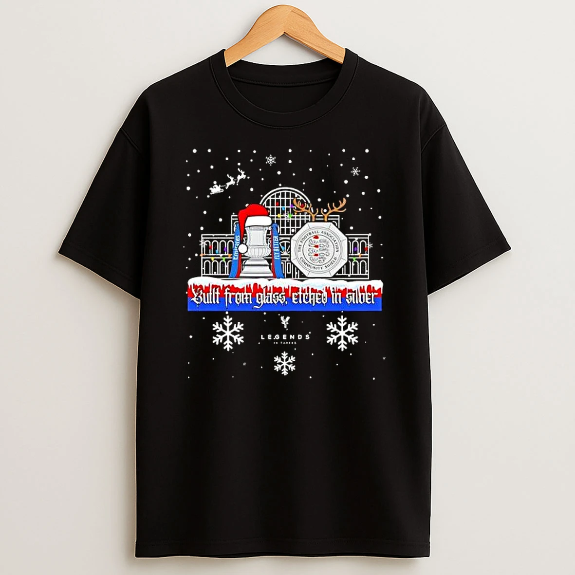 Built From Glass Etched In Suber Legends Christmas Shirts