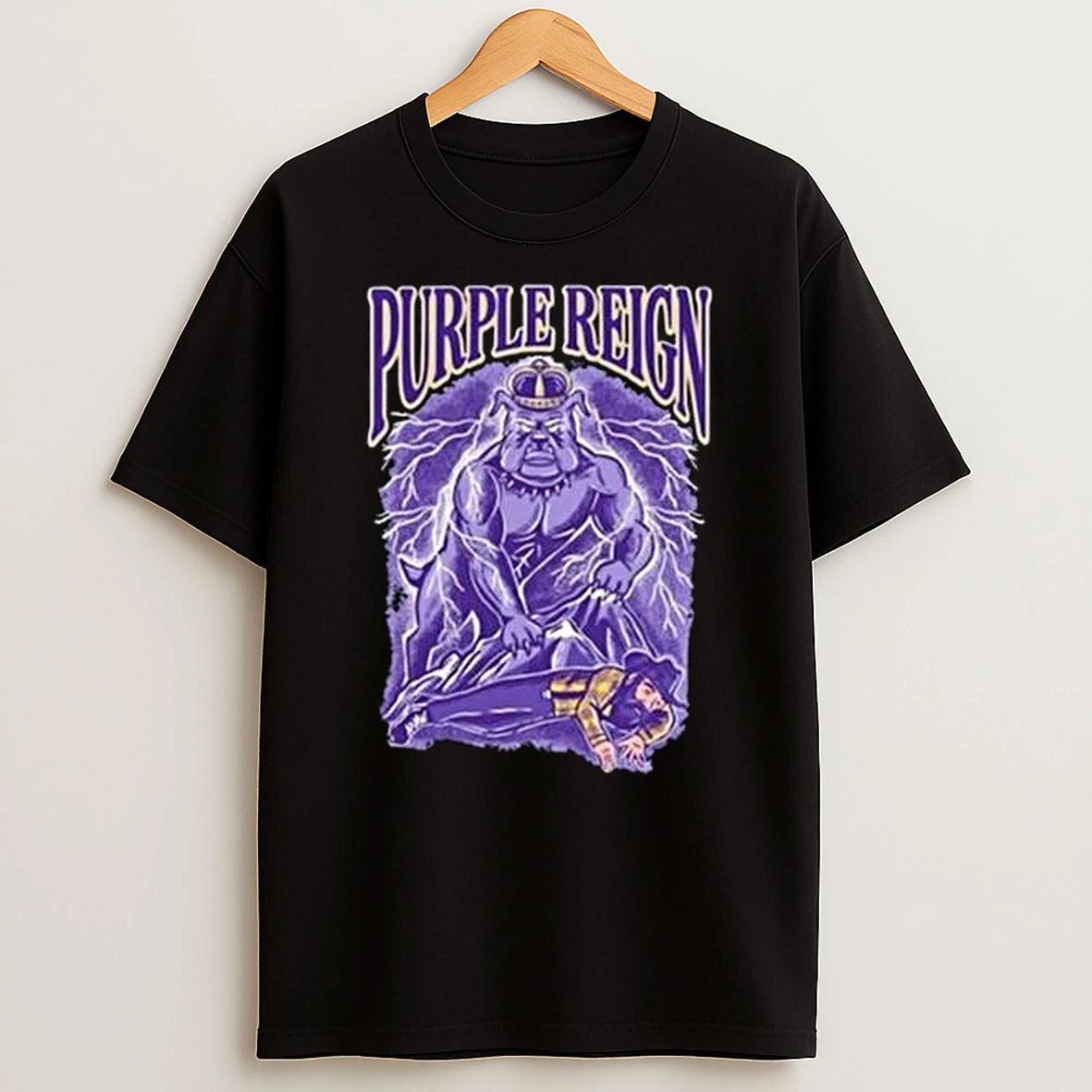 Bulldog Mascot Purple Reign Pocket Shirts