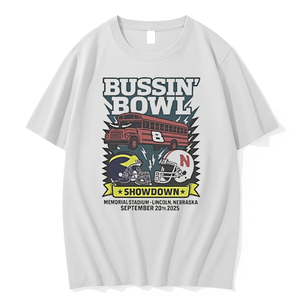 Bussin Bowl Showdown 2025 Nebraska Vs Michigan Shirts